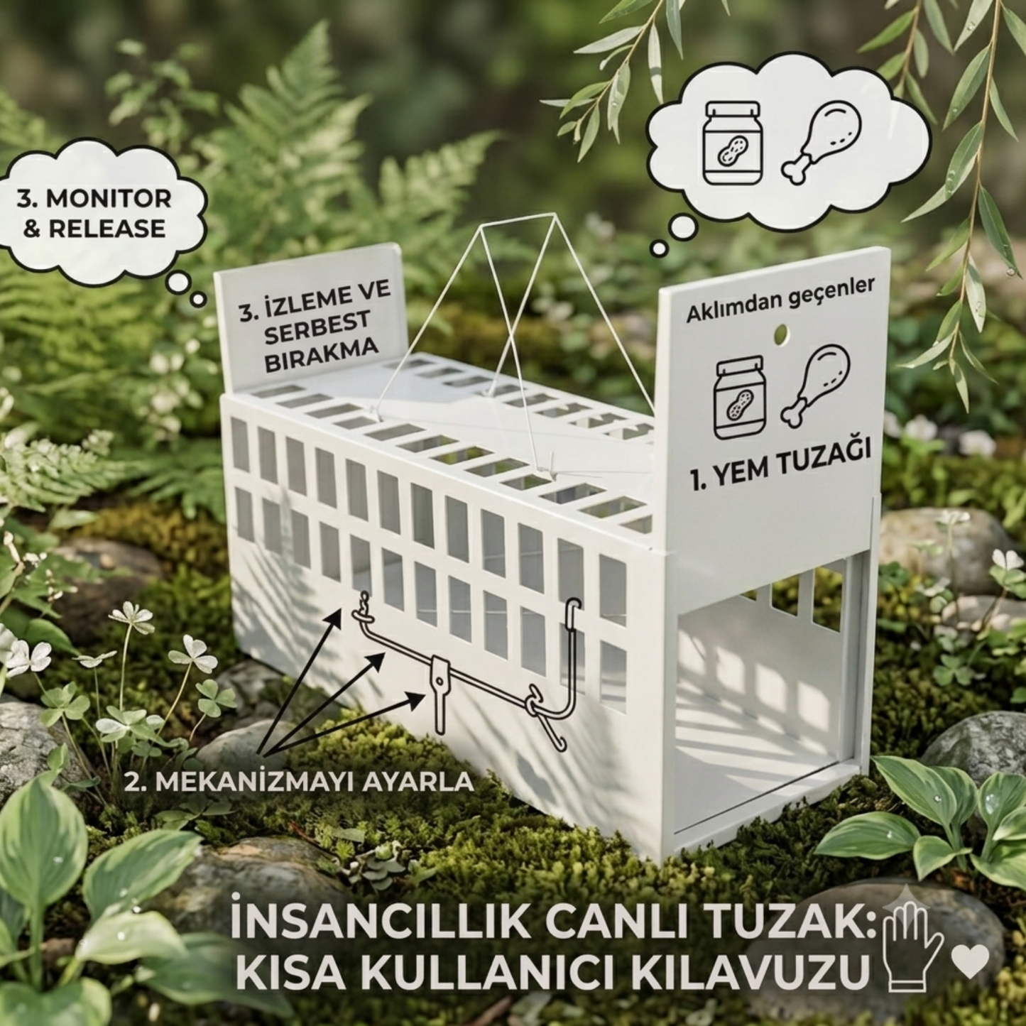 ELEKTRO FROG / KEDİ CANLI YAKALAMA KAPANI